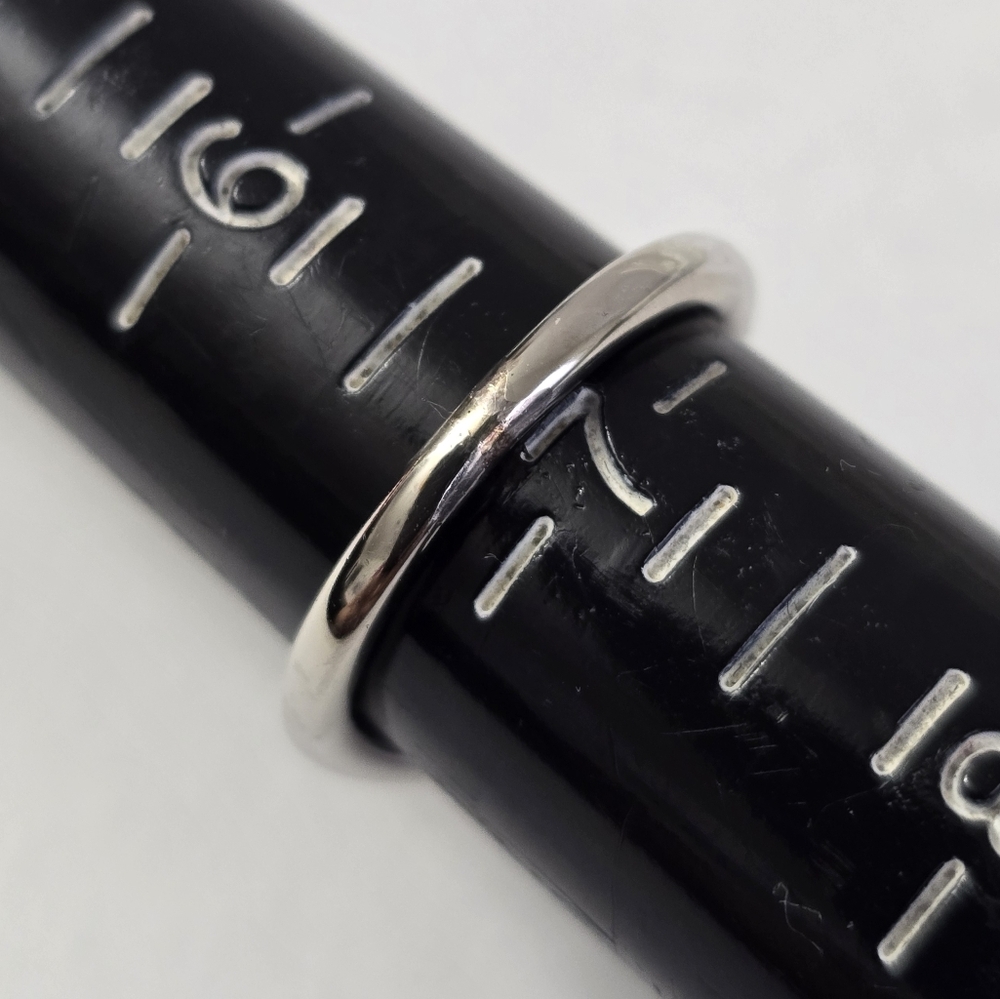 Modern Sterling Silver 925 Ring Triangular Aquama… - image 2